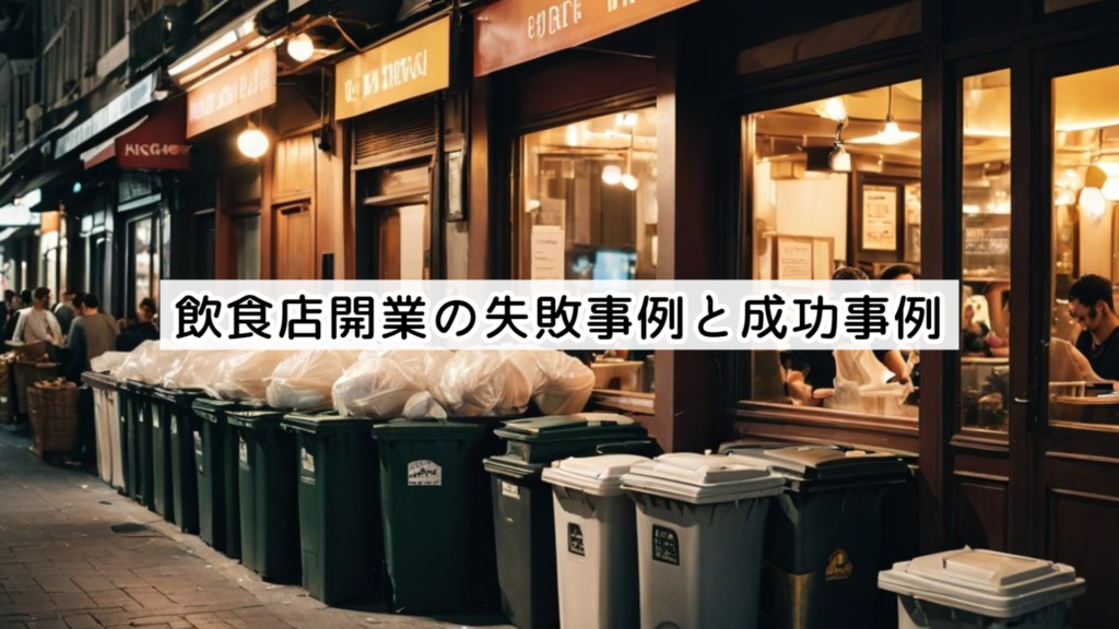 飲食店開業の失敗事例と成功事例