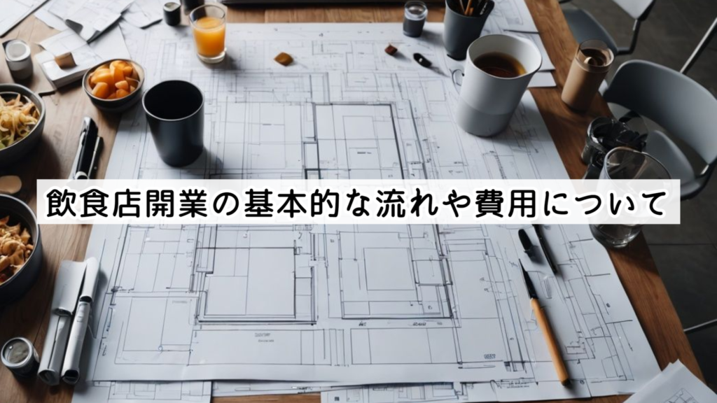 飲食店開業の基本的な流れや費用について