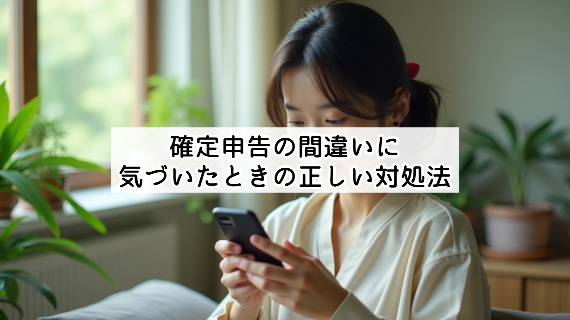 確定申告の間違いに気づいたときの正しい対処法