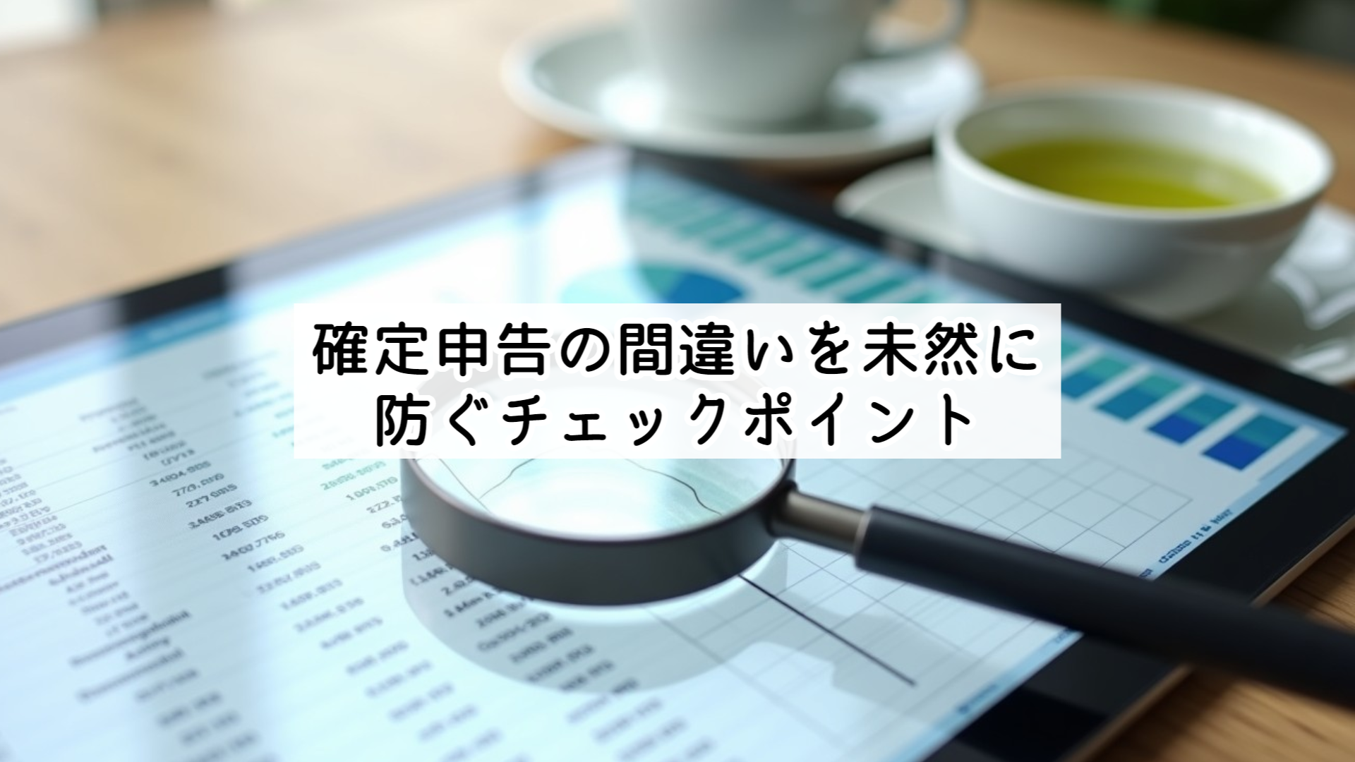 確定申告の間違いを未然に防ぐチェックポイント