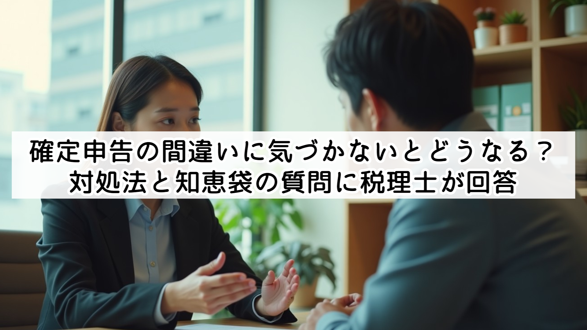 確定申告の間違いに気づかないとどうなる？対処法と知恵袋の質問に税理士が回答